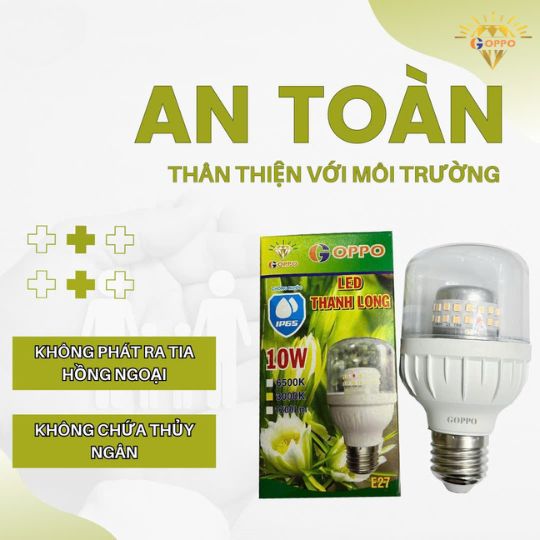 an toàn bền bỉ với bóng thanh long goppo