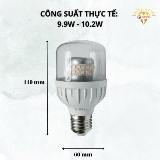 Công suất đen chiếu sáng vườn thanh long