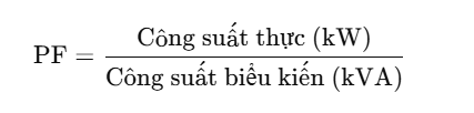 hệ số công suất(pf)