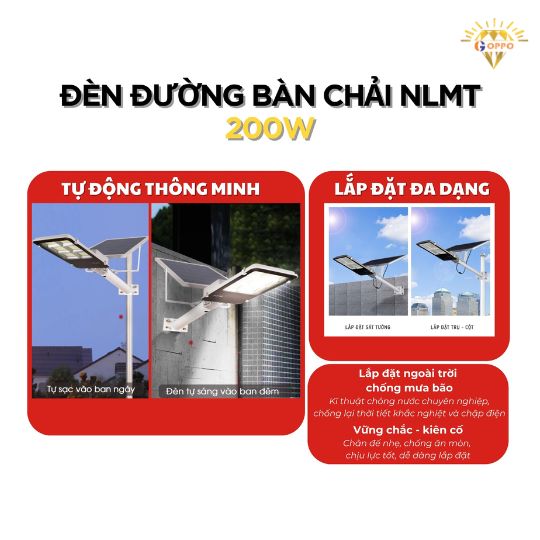 Lưu ý khi lựa chọn đèn bàn chải năng lượng mặt trời