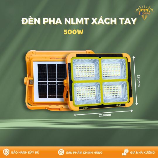đèn cằm tay năng lượng mặt trời
