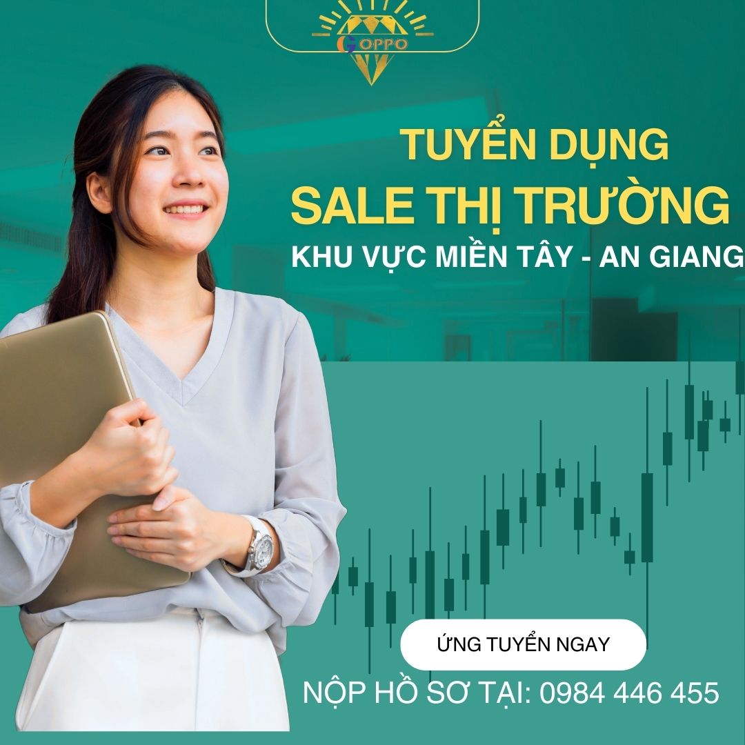 Nhân viên sale thị trường tại An Giang