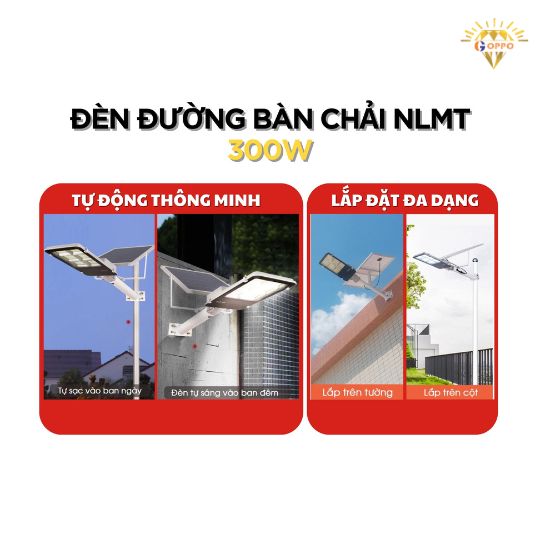 ứng dụng đèn bàn chải 300w