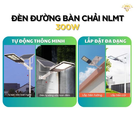 ứng dụng đèn bàn chải 300w