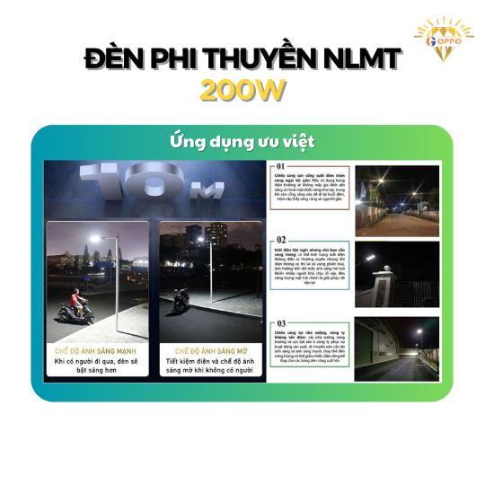 Ứng dụng thực tế trong nhiều không gian của đèn phi thuyền 200w