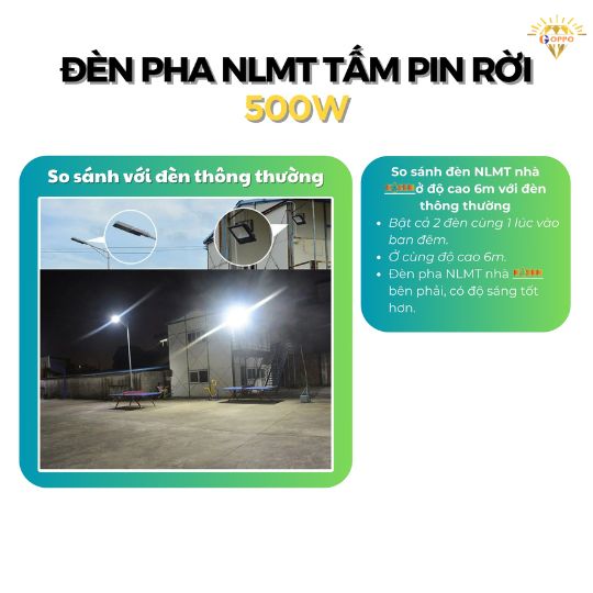 Ứng dụng thực tế của đèn 500W