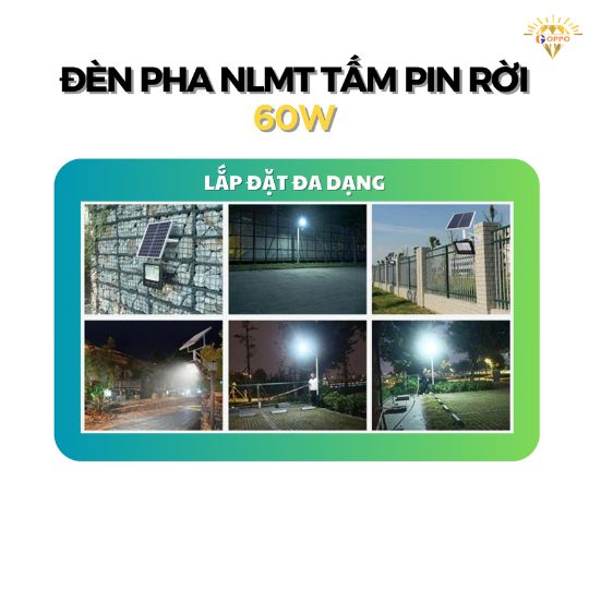 lắp đặt đèn pha nlmt 60w đơn giản
