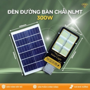 Đèn Bàn Chải Năng Lượng Mặt Trời 300w