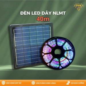 Đèn Led Dây Đổi Màu 40M - Năng Lượng Mặt Trời