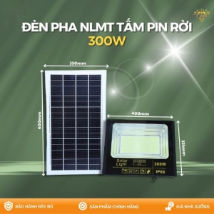 Đèn Pha Năng Lượng Mặt Trời 300w