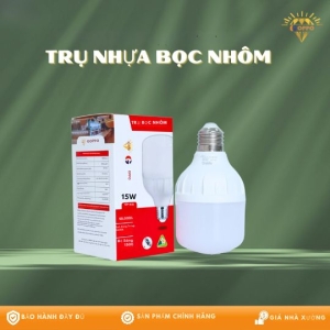 Đèn Bulb Led Trụ Nhựa Bọc Nhôm