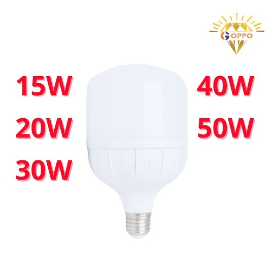 Đèn Bulb Led Nhôm Nguyên Khối 