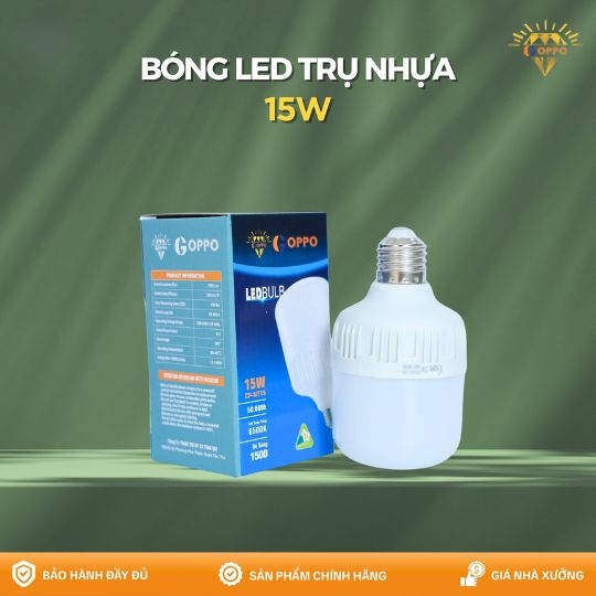 Đèn Bulb Led Dạng Bóng Nhựa 