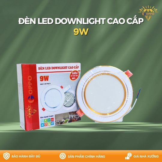 Đèn Downlight Âm Trần 9W