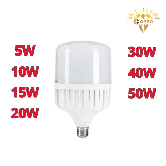 Đèn Bulb Led Dạng Bóng Nhựa 