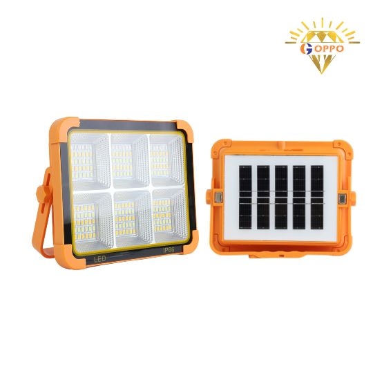 Đèn Năng Lượng Mặt Trời  Cầm Tay 6 Khoang