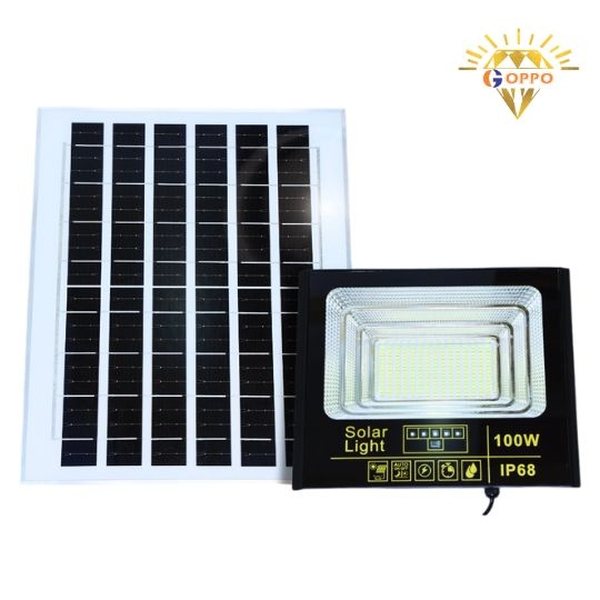 Đèn Pha Năng Lượng Mặt Trời 100W