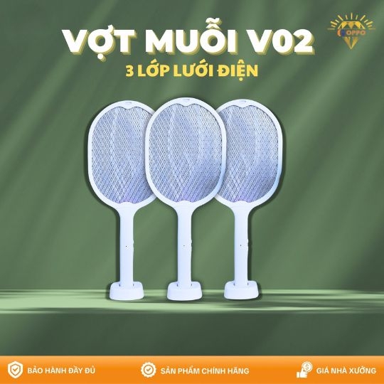 Vợt Muỗi V02 Goppo 